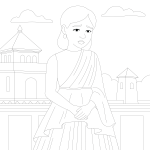 Queen Moremi Colouring Book